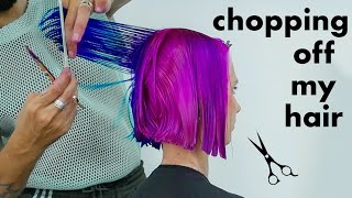 Chopping off my hair [upl. by Donoghue650]