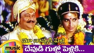 Maa Nannaki Pelli Telugu Movie Songs  Devudigullo Video Song  Srikanth  Simran  Krishnam Raju [upl. by Oderfodog]