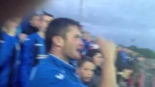 Athlone Town Fans in Longford [upl. by Nailluj]