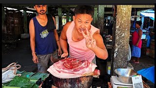 Amazing Fatty Pork amp Red Meat Pork Slicing amp Cutting by MyselfBest Butchery SkillsBest Pork [upl. by Idnahs]