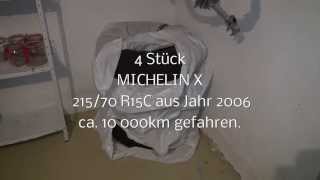 4 SommerReifen MICHELIN X 21570R15C von Fiat Ducato VHB 40 € [upl. by Aleil267]