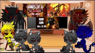 Demons react to DOOM Eternal Raps JT Music DAGames and miracleofsound [upl. by Inram481]