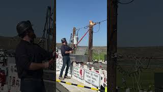 How a lineworker cooks a hotdog [upl. by Leuqim478]