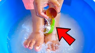 I Tried Green Liquid on My Feet You Wont Believe It Pedicure Beauty tips amp hacks ArtkalaAngan [upl. by Kaltman394]