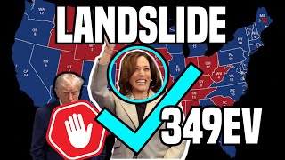 FINAL ELECTION FORECAST All 5 Maps From WORST TO BEST Case For KAMALA HARRIS  Full Breakdown [upl. by Kalvn]