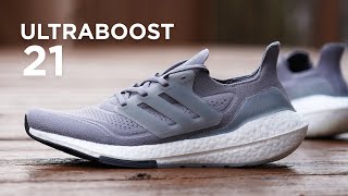 The Most BOOST EVER Adidas ULTRABOOST 21 Review amp On Feet [upl. by Tabbi105]