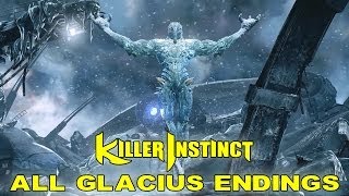 Killer Instinct  All Glacius Endings  Season 1 [upl. by Rawdan]