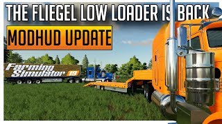 FLIEGL LOW LOADER amp AUTOLOAD FLATBED  MODHUB UPDATE  FARMING SIMULATOR 19 [upl. by Tevlev323]