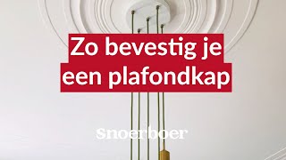 Hoe bevestig ik een plafondkap  Snoerboer [upl. by Sunday853]