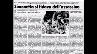 Delitto via Poma quotSimonetta si fidava dellassassinoquot La Stampa 17 Agosto 1990 [upl. by Ruprecht]