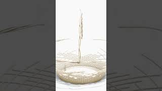 Basket entirely made of splines animated in minutes with SuperHelix and TurboSplines 3dsMax plugins [upl. by Ostler538]