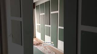 MDF Wall panelling 😍 [upl. by Suirtimed]