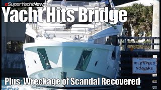 Yacht Crashes into Bridge in Miami  Wreckage of Beached Yacht Recovered  Sy News Ep316 [upl. by Khosrow911]