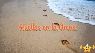 Huellas en la arena Reflexiones cristianas Videos de reflexiones [upl. by Hertz143]