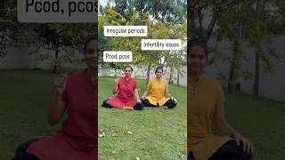 Irregular periods pcodpcos  sahithiyoga yoga pcos pcod infertility [upl. by Marucci337]