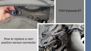 How to replace a cam timing sensor connector [upl. by Eltotsira]