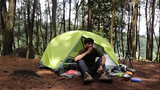 SOLO CAMPING  REVIEW TENDA BIG ADVENTURE TAMBORA 4 TANPA VESTIBULE EXTENSION [upl. by Assilav]