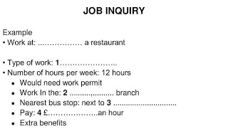 Job enquiry IELTS Listening testActual listening test Put your scores in the comment section [upl. by Herve]