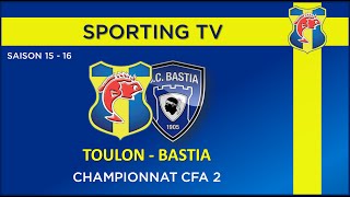 SPORTING TOULON VAR  SC Bastia II 11 9ème journée de CFA2 21112015 [upl. by Leschen]