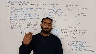 Bohrs atomic Model  Main postulates  11th class chemistry  chno5 [upl. by Eamon]