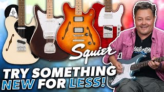 New Squier Affinity Guitars  Try Something New for Less [upl. by Yaner]