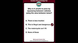 Motorcycle Practice Test canadiandrivingtest learn motorcycle [upl. by Nayr589]