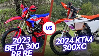 2024 KTM 300 XC vs BETA 300 RR Race Edition ktm ktm300TBI beta300 beta300rrraceedition [upl. by Lenoyl]