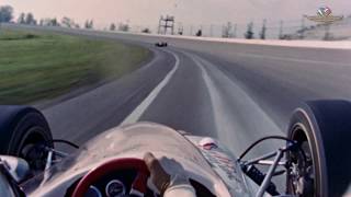 OnBoard Lap w Mario Andretti from 1966 Indianapolis 500 [upl. by Ydissak229]