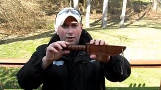 KaBar USMC Knife Review and Test with Bonus Becker BK9 ownage [upl. by Eiloj]