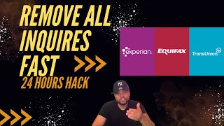 GUARANTEED Remove All Your Inquiries  24 Hour Hack  Experian TransUnion Equifax  800 Credit [upl. by Bilak]