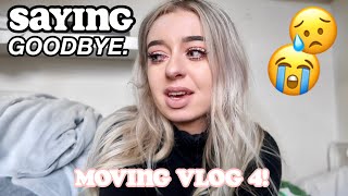 MOVING VLOG 4 AN EMOTIONAL FINAL DAY IN MY HOUSE [upl. by Sakovich957]