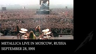 Metallica  Live in Moscow Russia September 28 1991  Tushino Airfield [upl. by Adnahcal]