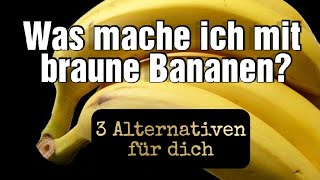 Schwarze Bananen in etwas leckeres verzaubern 😍🍌🥧🍧 [upl. by Surtemed]