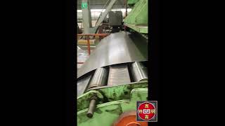 Galvanized coil being processed [upl. by Silvan80]