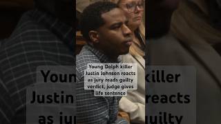 Young Dolph killer reacts as he is read a guilty verdict and life sentence shorts youngdolph [upl. by Luapsemaj]