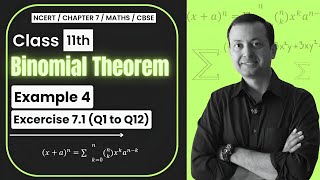 Class 11 Binomial Theorem  Exercise 71  Q1 to 12   NCERT solutions  Sharp Tutorials [upl. by Atcele]