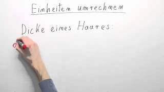 Umrechnen von Einheiten  Mathematik  Algebra und Arithmetik [upl. by Haggi]