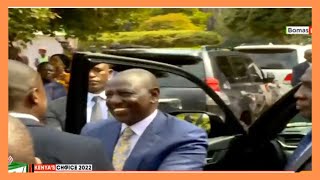 William Ruto arrives at the Bomas of Kenya ahead of announcement of presidential results [upl. by Okir607]