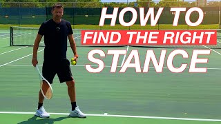 The Ultimate Guide to Tennis Serve Stances  Pin Point  Platform amp Variations [upl. by Lesiram795]