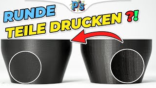 Der TRICK mit den Objekten So drucks du absolut runde Bauteile 3D Druck Tutorial [upl. by Janis]