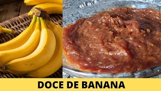 COMO FAZER DOCE DE BANANA CASEIRO  RECEITA SIMPLES E RÁPIDA [upl. by Hercules]