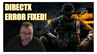 Direct X Error on Call Of Duty Black Ops 6 Finally has a working Fix [upl. by Theodoric]