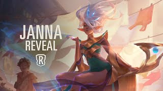 Janna  New Champion  Legends of Runeterra [upl. by Suissac163]