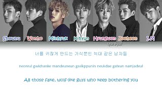 MONSTA X 몬스타엑스  Hero Color Coded HanRomEng Lyrics  by YankaT [upl. by Atokad]