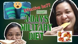 VLOG1 3Days Military Diet effective ba [upl. by Nabois]