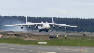 Landing Antonov An225 Mriya  Largest Aircraft in The World HD [upl. by Durrell]