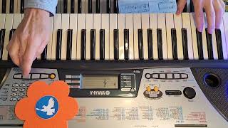 quotMendocinoquot chorusrefrain 🧡 Michael Holm  Pop Rock style  Yamaha PSR175 keyboard cover [upl. by Ayik]