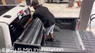 Tonneau Cover Installation Soft Folding TonnoFlip truckbedcover tonneaucover tonnoflip [upl. by Pesek328]