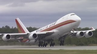 Kalitta Air Boeing 747481F  Takeoff [upl. by Wolsky]