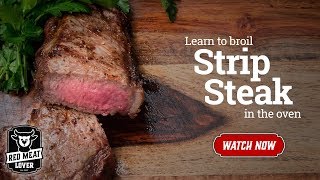 Cook Steak In Oven  How To Broil Steak EASY [upl. by Bezanson804]